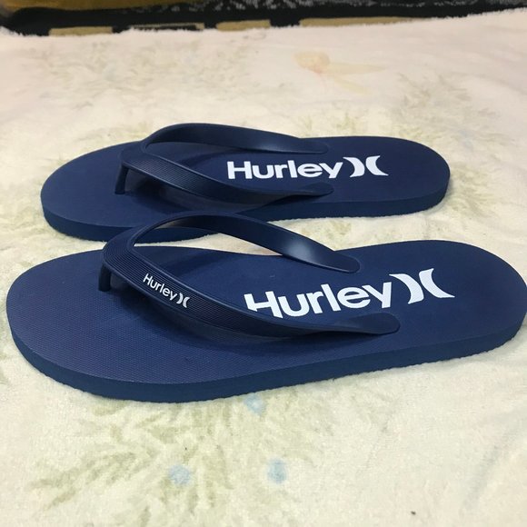 Hurley Rubber Foam Flip Flop Sandal Blue - Picture 5 of 7